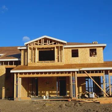 Residential construction in progress